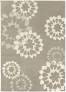 Judy Ross Hand-Knotted Custom Wool Carousel Rug Putty /cream /parchment